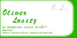 oliver lositz business card
